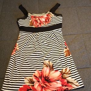 Black and white dress